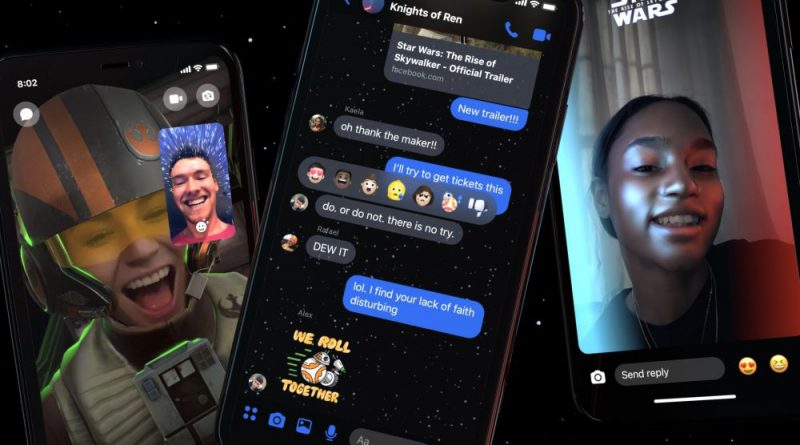 Facebook Messenger gets Star Wars theme to celebrate ‘Rise of Skywalker’